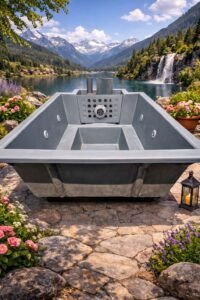 piscina estilo tinaja rectangular