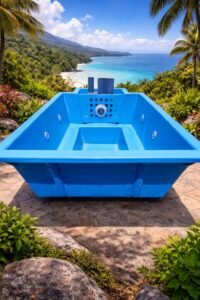 piscina estilo tinaja rectangular