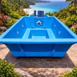 piscina estilo tinaja rectangular
